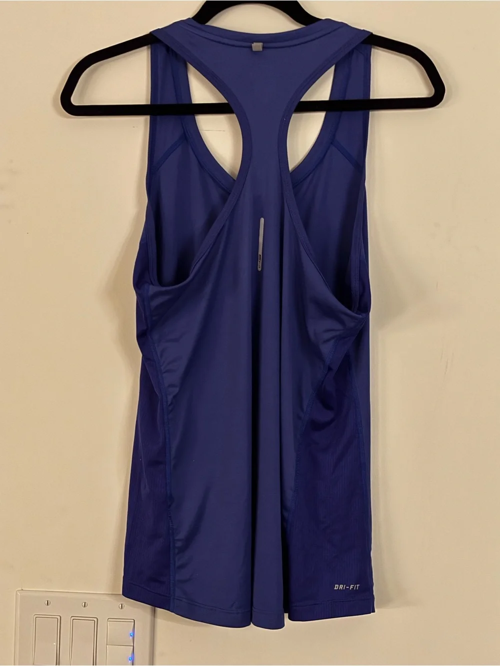 Nike Dri-FIT Women's Racerback Athletic Tank Top Royal Blue Size L NWOT